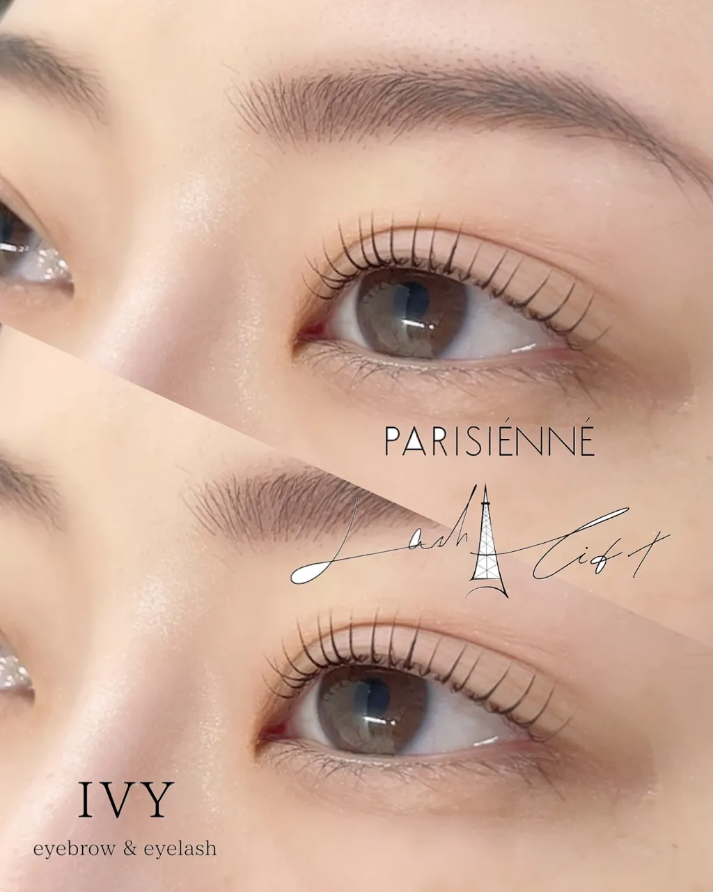 パリジェンヌラッシュリフトはまつげの根元から80度の角度で立...